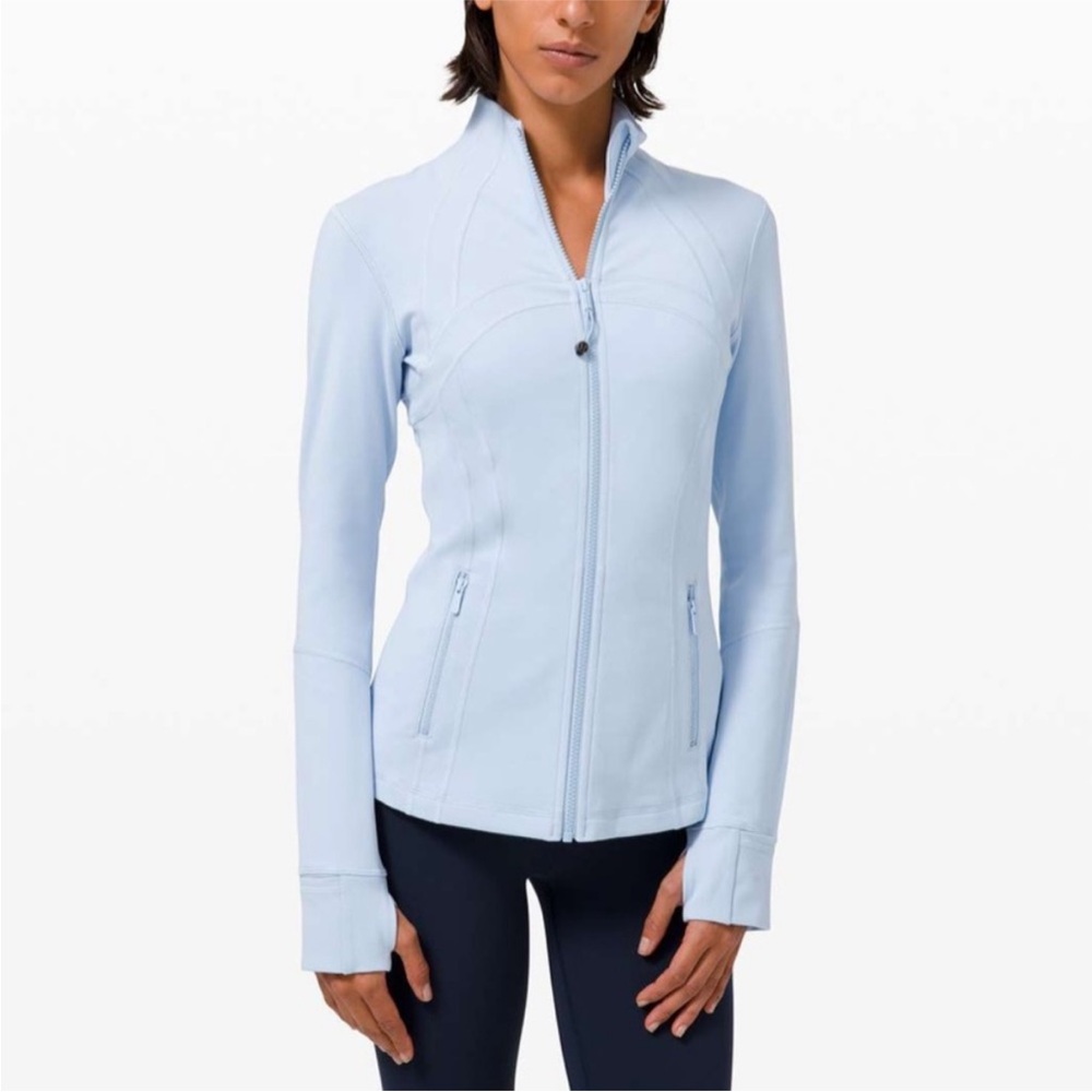 Rare Lululemon athletica Light Blue Zip-Up Define Jacket
